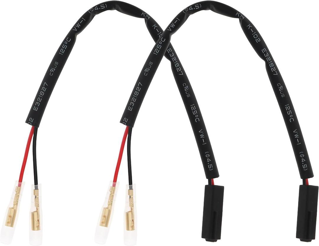 2pcs Motorcycle Front LED Indicator Adapter Cable Compatible with Honda CBR650F 2014-2025