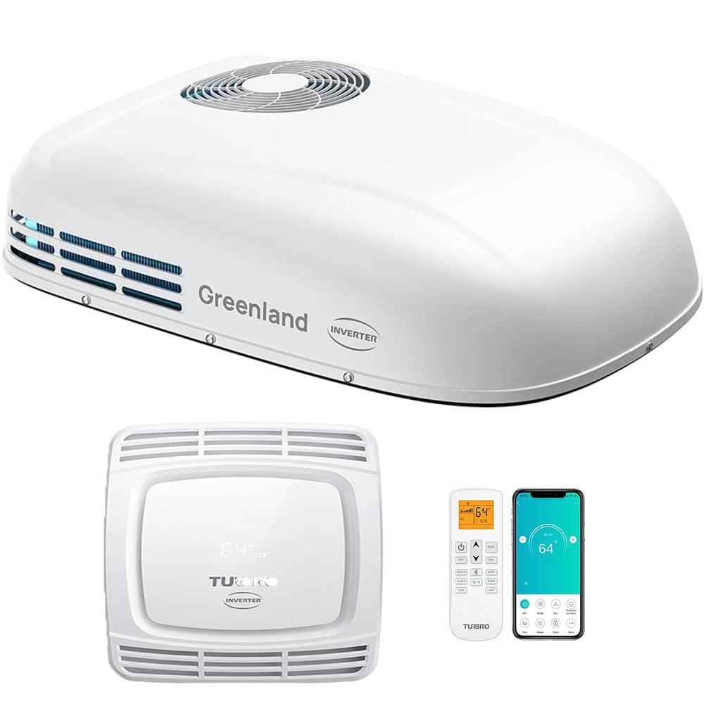 TURBRO Inverter 13.5K BTU RV Air Conditioner with Cooling and Heat Pump