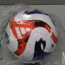 adidas Tiro Soccer Ball (5, White/Black/Team Solar Orange/Team Royal Blue/Competition)