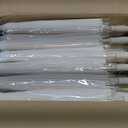 MBJZSL 60 Pack White Paper Umbrellas, 23.6 Inch Paper Parasol Umbrella Chinese Japanese Style DIY Umbrellas Decorative Vintage Decor for Wedding Props (60PCS)