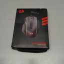 Redragon Gaming Mouse, MMO Mouse Gaming UP 12400 DPI, 19 Macro Programmable Buttons, RGB Mouse with 12 Side Buttons, 8 * 2.4g Weight Tuning for PC Laptop MOBA FPS, M901K, Black