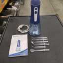 Water Picks for Teeth Cleaning and flossing, 5 Modes Rechargeable Cordless Oral Irrigator 320ml Water Tank Teeth Cleaner, IPX7 Waterproof Portable Electric Dental Flossers for Home and Travel,Blue