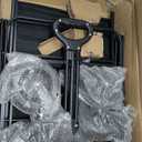 49" Extra Long Wagons Carts Foldable, 440 LBS Large Capacity Collapsible Wagon Heavy Duty with Wheels, Portable Utility Folding Wagon for Beach, Garden & Camping