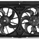 AUTOSAVER88 Engine Radiator Cooling Fan Assembly Compatible with 2007 2008 2009 2010 2011 2012 2013 2014 Chevrolet Silverado GMC Sierra Cadillac Escalade 4.3L 4.8L 5.3L 6.0L 6.2L V6 V8
