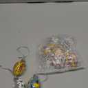 18 Set Hand Painted Pastel Glass Easter Egg Ornaments, Easter Home Decor, Spring Mini Tree Decorations, Outdoor and Indoor Use, 1.2 Inches x 2 Inches, 6 Designs