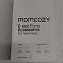 Momcozy Full Set Collector Cup Only Compatible with Momcozy M5 NOT for Others. Original M5 Breast Pump Replacement Accessories (160ml, with Double-Sealed Flange 24mm) (DL Overall, Transparent)