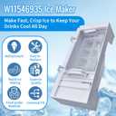 Refrigerator Ice Maker Assembly W11546935 Compatible with Whirlpool Kenmore Amana,Fits Models W11700250