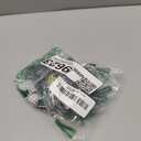 Mini Christmas Lights String Warm White Vintage Short Strand String Lights, Clear Bulbs Wire Fit Light up Christmas Decorations(35 Bulbs No Connectable, 8.5ft, Green)