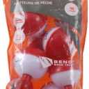 SOUTH BEND 10-Pack Push-Button Red & White Floats, 2 Packs
