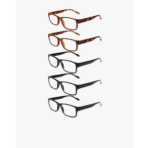 Gaoye Professional Reading Glasses for All Day - Computer Readers with Blue Light Protection - Value Pack