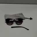 EASY READ Bifocal Reading Sunglasses for WomenFashion Sun Readers UV400 Protection(Magnification 2.50, Black)