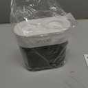 Boperzi Dustproof Cover Toothbrush Holder Wall Mounted Automatic Dispenser for Shower Bathroom Set with 2 Toothpaste Squeezers(No Electric, No Light) (Black)