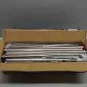 Canopy Bed Frame King, Stainless Steel Four Corner Bed Canopy Poles Mosquito Net Frame Bracket Fit for Metal Bed Wood Bed, Stainless Steel Canopy Bed Frame King Size