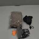 Sunany Travel Pillow, Upgraded Plane Pillow for Long Flights, Inflatable Neck Pillow Used for Airplanes,Cars,Buses,Trains,Office Napping with Eye Mask, Earplugs (Gray) (Medium, Grey (Head Heart-shape&sloping Base))