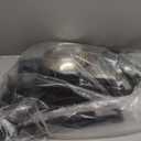 Elevated Dog Bowls with Slow Feeder for Large and Medium Dogs, Adjustable Height Raised Dog Bowl Stand with 2 Stainless Steel Bowls and Spill-Proof Mat, Dog Feeder for Healthy Eating (Grey)