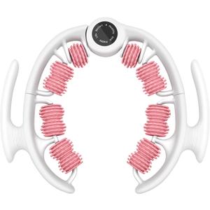 KESHWELL Muscle Massage Roller, Foam Roller for Deep Tissue Massage and Fitness Exercise.Golfer Tennis Elbow Relief Roller for Men&Women, Massage Roller Tool for Neck,Back,Leg, Arm,Thigh. White