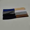TERSE Headbands for Women Short Hair Non Slip Elastic Sweat Hairbands Soft Fabric Hair Bands Workout Yoga Running Sport Thin Hair Wrap for Girls