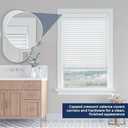 LEVOLOR Basics Cordless Light Filtering Faux Wood Blinds, Easy to Install 2 Blinds for Windows, Timeless Look, Fits up to 35 Width and 48 Length, Home Solution for Any Space or Room