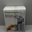 Cold Press Juicer, 5.5inch Wide Feed Chute Juicer Machine, Slow Masticating Juicer for Whole Vegetables & Fruits, Gray