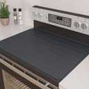 Stove Top Covers for Electric Stove, Thickened Premium Silicone Stove Mat for Glass Top Stove, 30 x 21 Glass Stove Top Cover Protector, Oven Range Top Cover, XL Dish Drying Mat (Dark Grey)