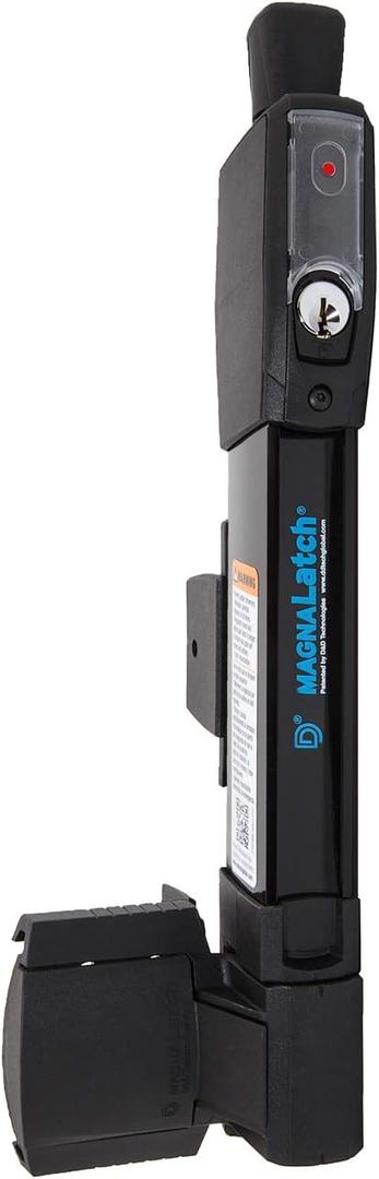 D&D Technologies ML3VPKA MagnaLatch Vertical Pull 12-inch Gate Latch, Magnetic Lock System, Professional-Grade Child & Pet Safety Gate Latch, Rekeyable Security Lock System, Square Gate Frame and Post