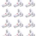 Safety 1st - Secure-to-Explore Adhesive Cabinet Locks Baby Proofing, Child Locks for Cabinets and Drawers (12 Locks), White