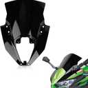 Windshield for Ninja 650 ER6F 2020-2025 - PSLER Windscreen Wind Deflector Protector Fairing for 650 ER6F 2020-2025(Black)