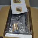 REALINN Extendable Under Sink Organizer, 2 Tier Expandable Under Cabinet Organizer Shelf with Height Adjustable, Retractable Cabinet Storage, Black