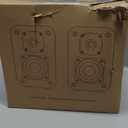 Powered Bluetooth Bookshelf Speakers, 40W Record Player Speakers with 2.75 Inch Woofer, Stereo Speakers with Optical/AUX/TV-ARC Connection for Turntable, No Receiver or Amplifier Required.