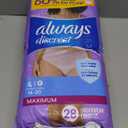 Always Discreet Adult Incontinence Underwear for Women and Postpartum Underwear, Size L, Up to 100% Bladder Leak Protection, 28 Count