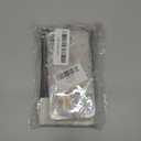 Cute Tulip Flowers Bow Shell Pattern for iPhone 13 Case, [3 in 1] with Screen Protector & Camera Lens Protector, Clear Soft Shockproof Slim Fit Floral Phone Cover for Women (White)