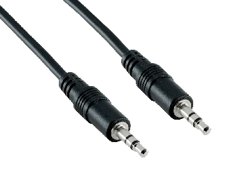 Length Cable, 3,5 Ft, Audio Cable , Black, 3 pcs