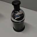 Geedel Food Chopper, Easy to Clean Manual Hand Vegetable Chopper Dicer, Dishwasher Safe Slap Onion Chopper for Veggies Onions Garlic Nuts Salads (Black)