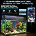 fishkeeper Smart LED Aquarium Light, 24/7 RGB Full Spectrum Fish Light