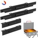 Wind Guards for Blackstone 22 Inch Griddle, Magnetic Stainless Steel Wind Screen for Blackstone Grill, Griddle Accessories for Blackstone 22" Protect Flame Hold Heat (22inch-Black)