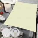 Upgrade 12'x12' Sun Shade Sail Square Canopy, Water Resistant & UV Block Sunshade for Outdoor Patio Lawn Beach Garden Carport Backyard Deck Pergola, Beige