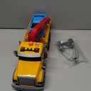 Dwi Dowellin Kids Toys for 3 4 5 6 7 Years Old Boys, 15" Large Tow Truck Toy,Friction Powered Transport Truck Crane Toy with Lights and Sounds,with Roadster,Toddlers Gifts