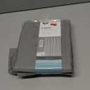 Zenna Home, 70 x 72 Inch, Grey Waterproof Fabric Shower Curtain or Liner, 70 x 72