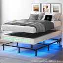 QEROMY 9 Inch High Profile Box Spring, Sturdy Metal Frame Mattress Foundation, Easy Assembly, Quiet & Noise-Free, Queen Size