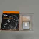 Misxi 2 Pack Tempered Glass Case Compatible for Apple Watch SE 3 (2025) SE 2 SE Series 6 Series 5 Series 4 44mm, Hard PC Screen Protector Overall Protection Cover for iWatch, 1 Gold + 1 Transparent