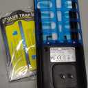 Flying Insect Trap Plug in Mosquito Bug Zapper Indoor Gnat Moth Catcher with 9W Night UV Light, 10 Sticky Glue Board Refills for Home Office (Black)