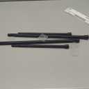 2 Pack Spring Tension Curtain Rod for Windows 26 to 39 inch Black Small Tension Rod Adjustable Spring Curtain Rods No Drilling Short Tension Rod for Kitchen, Closet, Bathroom, Bookshelf