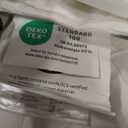 Climaloft Hybrid Wool Comforter King Size with 100% Organic Cotton, Hypoallergenic Down Alternative Luxury Duvet Insert with Tabs, Temperature Regulating All-Season Bedding, White, Size 106×90