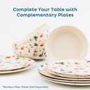 Nook Theory 4 Pack Bamboo Bowls - 18 Oz Reusable Toddler and Kids Bowl, Dishwasher Safe - Not Microwavable Bamboo Dishes (Dino)