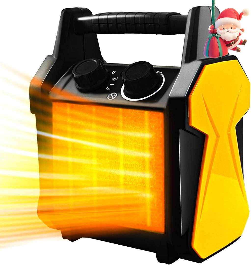 Outdoor Patio Heater, yellow, Electric Heater for Garage