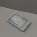 WIBIMEN Mini Ice Cube Trays, 0.55 Tiny Pebble Ice for Iced Coffee & Cocktails, Fast Chill, Easy Twist Release, Stackable with Lid & Storage Bin (2 Pack, Blue)