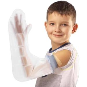 Waterproof Full Arm Cast Covers for Shower Kids - 3 Sizes|Reusable Child Long Arm Cast Sleeve Bag Covers- Watertight Protection forWounded Elbow Wrist Hand Finger Forearm (Size:S)