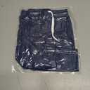 Haloumoning Boys Corduroy Shorts Kids Casual Elastic Waist Drawstring Summer Shorts with Pockets 5-14 Years (9-10 Years, Navy Blue)