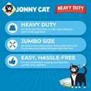 2 x Jonny Cat Litter Box Liners: Heavy Duty - Tear & Leak Resistant - Drawstring Close - Jumbo, 15 Count