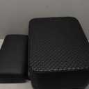 Independent Footrest for Backwash Beauty Spa Shampoo Bowl and Chair Set,Footstool for Spa Beauty, Ottoman for Shampoo Station Chair in Salon and Spa (Black)